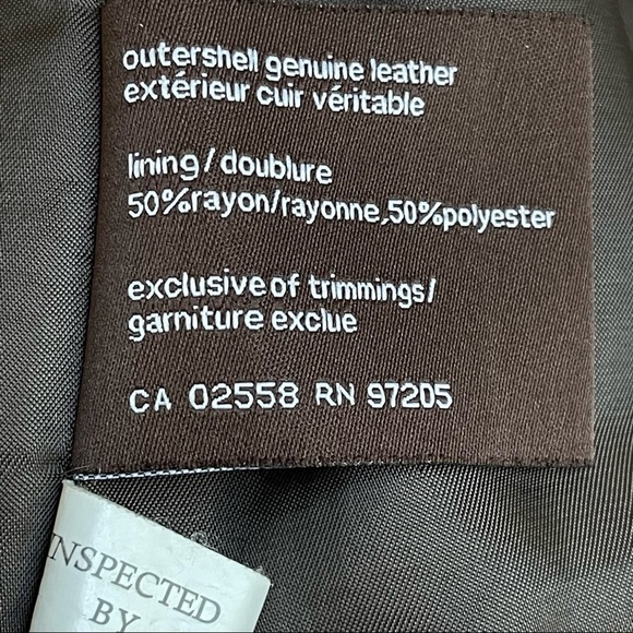 Vintage Danier Brown Leather Blazer Trench Jacket Buttery Soft - Picture 12 of 14